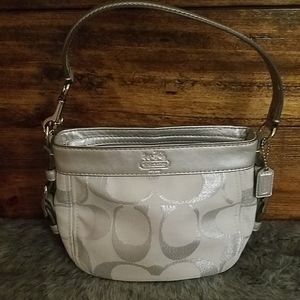 Coach Silver CC Purse Small